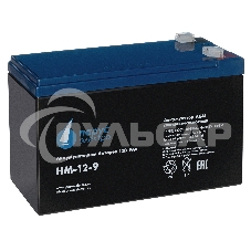 Батарея Парус-электро HM-12-9 (AGM/12В/9,0А·ч/клемма F2)