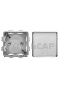 Коробка распределительная КМР-030-031 с крышкой наружная (85х85х40) 8 мембр. вводов IP55 EKF