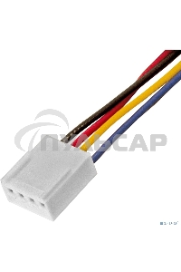 Вентилятор для корпуса ExeGate E12025S4P-PWM черный, 120 мм, 1500 об/мин, 25 дБ, 4 pin