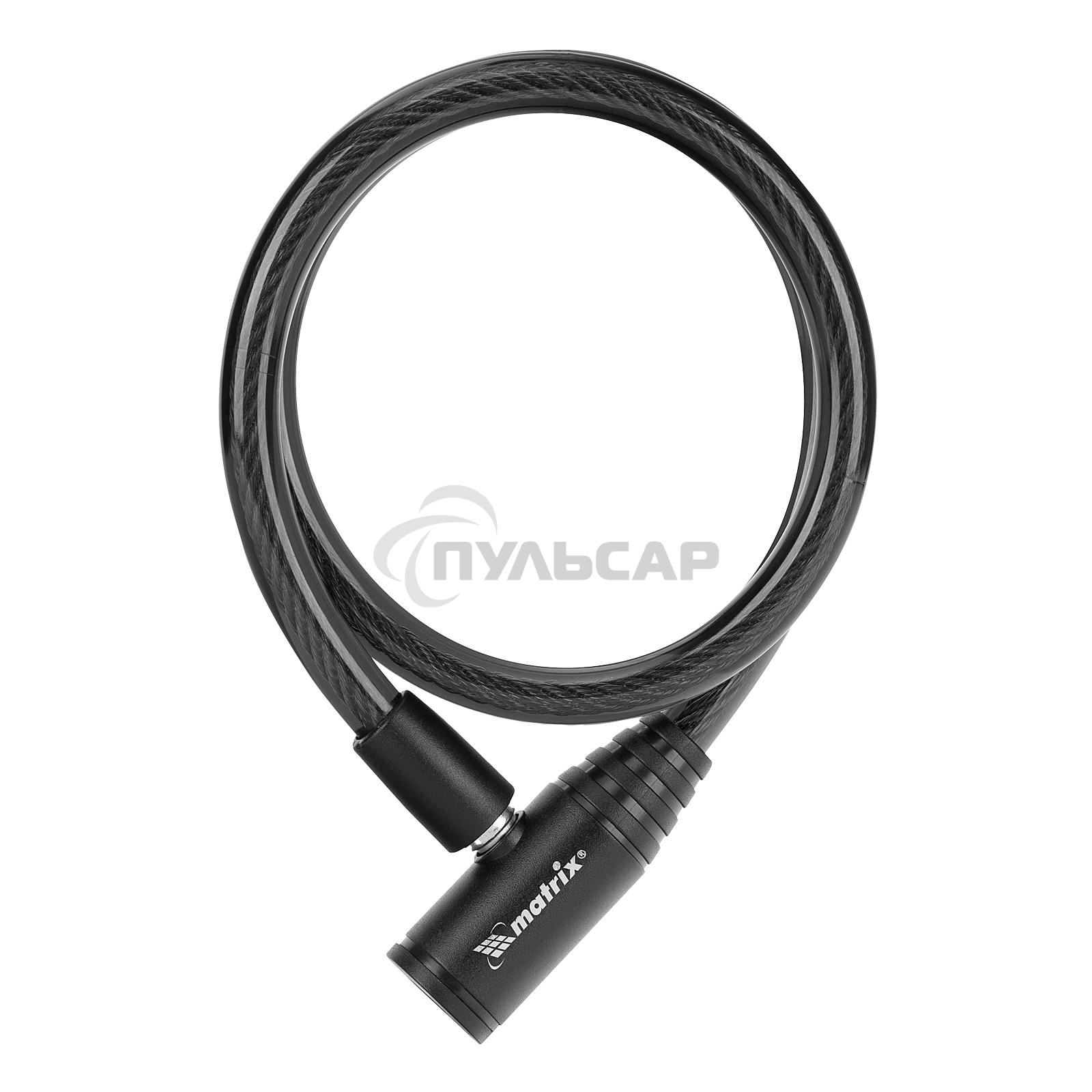 Замок тросовый универсальный Matrix, 10 х 650 мм