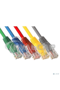 Патч-корд ExeGate EX286383RUS UTP-RJ45-RJ45-5e-2M-LSZH-GY, UTP, cat.5e, LSZH, 2м, серый