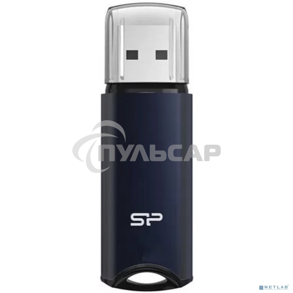 Флешка USB R/W 32 Gb Silicon Power Marvel M02, USB 3.0, синий