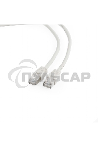 Патч-корд FTP Cablexpert кат.6, 0.5м, литой, многожильный (серый)