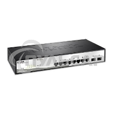 Коммутатор D-Link DGS-1210-10/F1A настраиваемый настольный 8x10/100/1000BASE-T