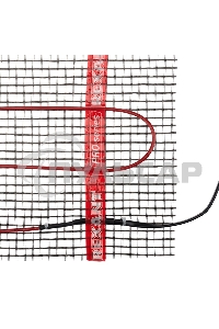 Теплый пол (нагревательный мат) Rexant PRO (RNX -2,5-550 площадь 2,5 м² (0,5х5,0 м)),550 Вт, двухжильный с экраном