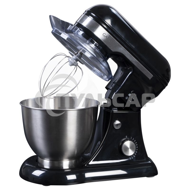 Миксер Galaxy Line GL 2230, черный, планетарный, 700 Вт, 12 скоростей