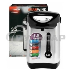 Термопот Starwind STP2830 3.5л. 750Вт серебристый/черный