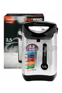 Термопот Starwind STP2830 3.5л. 750Вт серебристый/черный