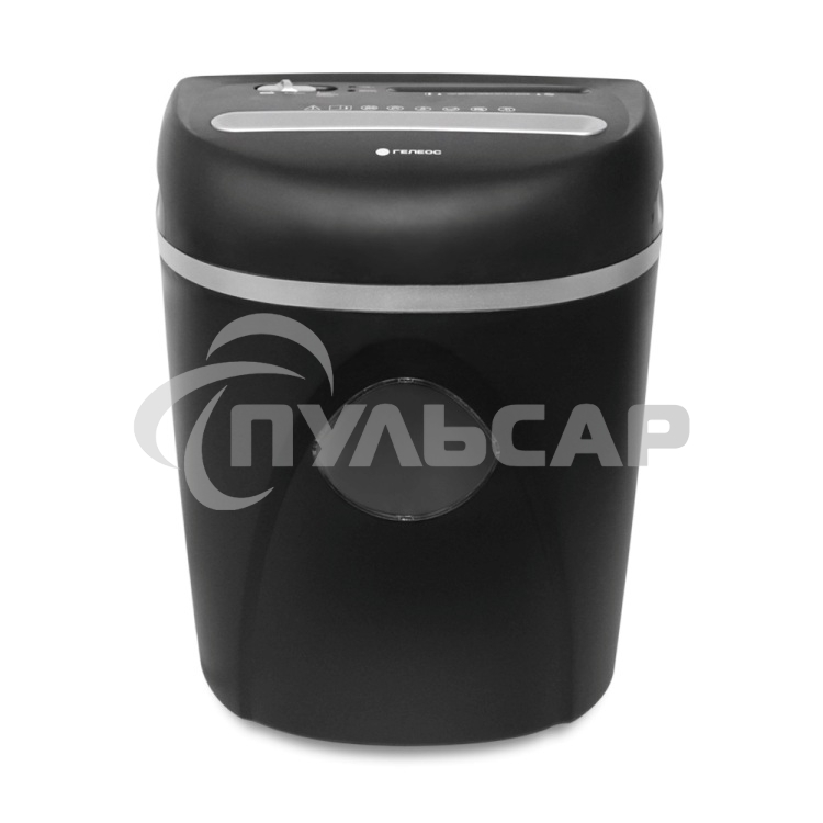 Шредер ГЕЛЕОС Уничтожитель документов УП23-4 DIN P-4 (4 ур-нь секр.), фрагмент 3,9х35мм, 14-16 лист (70г/м2), CD/пл.карты/скрепки/скобы, 23 л.