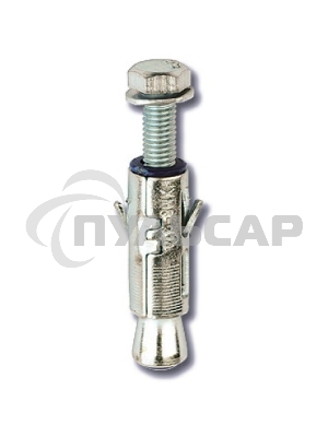 Анкер забивной М10 усил. с болтом (уп.20шт) ДКС CM461065