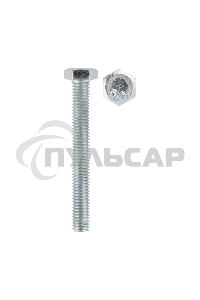 Болт шестигранный KRANZ DIN 933, 6х50, упаковка поставщика ( 24 кг. / 2 100 шт.)