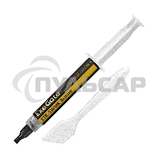 Термопаста ExeGate ETb-5WMK Bronze (4,9 Вт/(м•К), 5г, шприц с лопаткой)