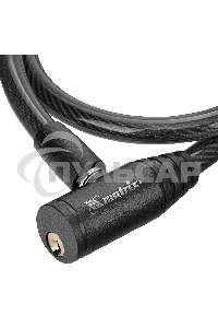 Замок тросовый универсальный Matrix, 10 х 650 мм