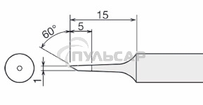 Жало для паяльника Goot PX-60RT-1CR