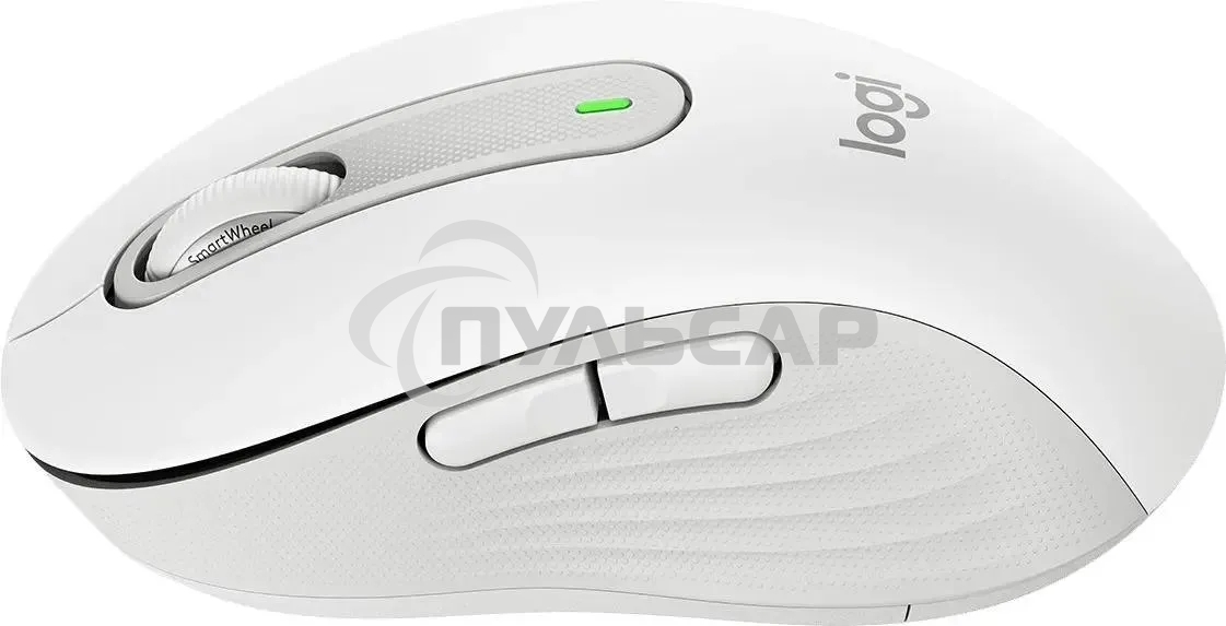 Мышь беспроводная Logitech Signature M650 белый, 4000 dpi, радиоканал, Bluetooth, USB, кнопки - 5