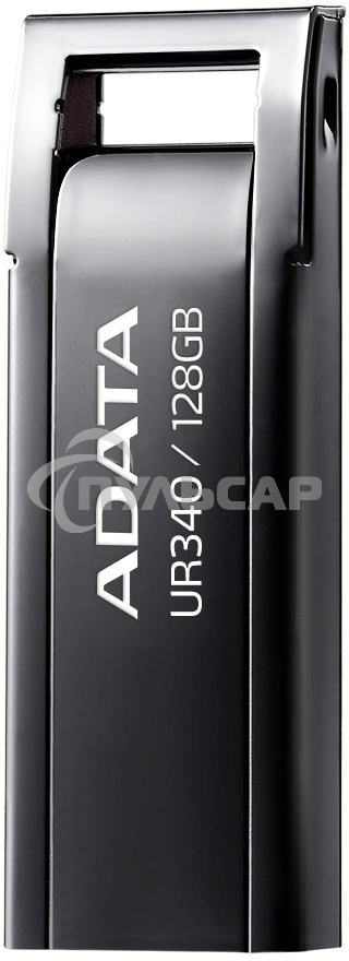 Флешка USB ADATA UR340 (AROY-UR340-128GbK), 128Gb, USB 3.2, R/W 100/30, черный