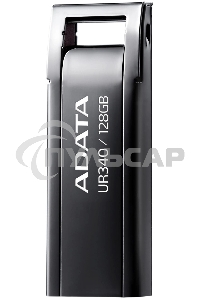 Флешка USB ADATA UR340 (AROY-UR340-128GbK), 128Gb, USB 3.2, R/W 100/30, черный