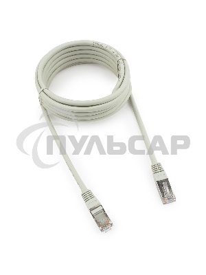 Патч-корд FTP Cablexpert кат.5e, 3м, литой, многожильный (серый)