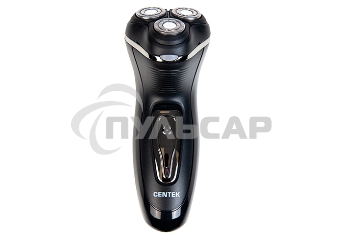 Электробритва Centek CT-2166 (хром/черный) ротор, АККУМУЛЯТОР + РАБОТА ОТ СЕТИ,триммер