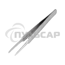 Пинцет прямой с закругленными кончиками 125 мм (блистер) Rexant