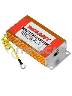 Коннектор Rexant (05-3079-1) Грозозащита витой пары разъем RJ45 с PoE
