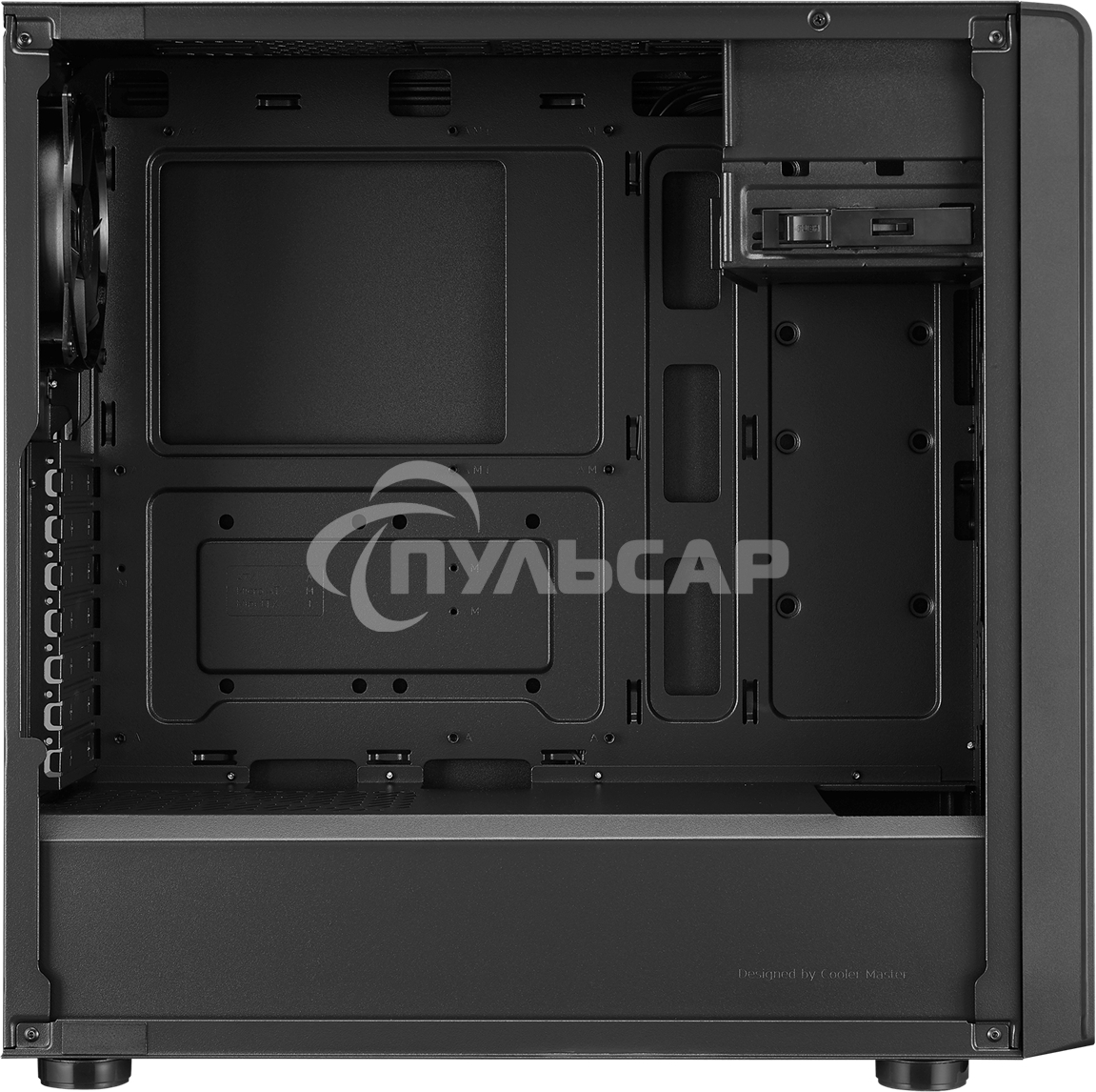 Компьютерный корпус Cooler Master Elite 500 w/o ODD bay, 2xUSB3.2, 1x120Fan, w/o PSU, Black, Steel left panel, ATX