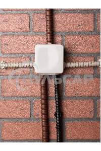 Коробка распределительная КМР-030-031 с крышкой наружная (85х85х40) 8 мембр. вводов IP55 EKF