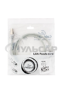 Патч-корд FTP Cablexpert кат.6, 1м, литой, многожильный (серый)