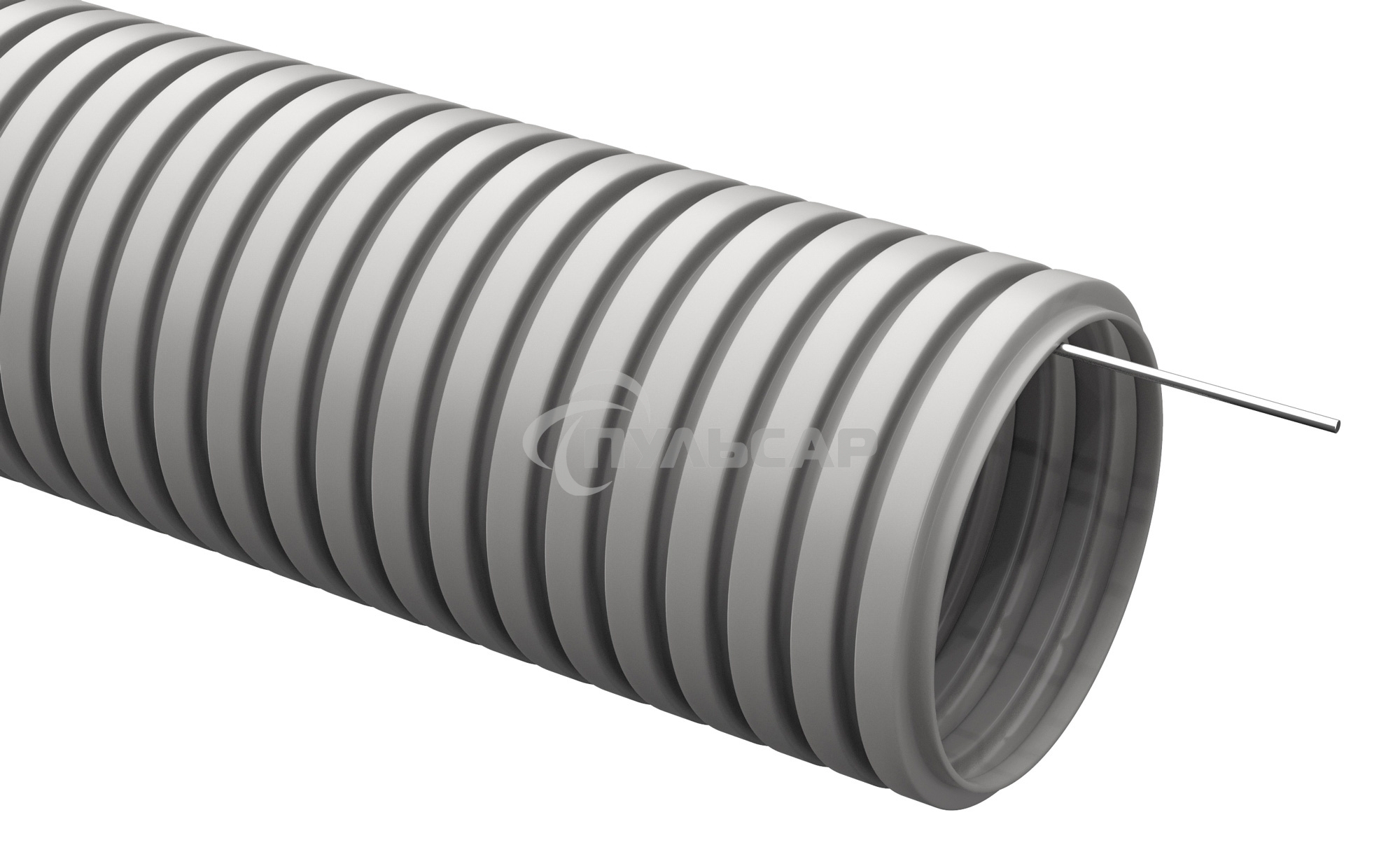 Труба гофрированная IEK ПВХ d 20 с зондом (100 м) 106381