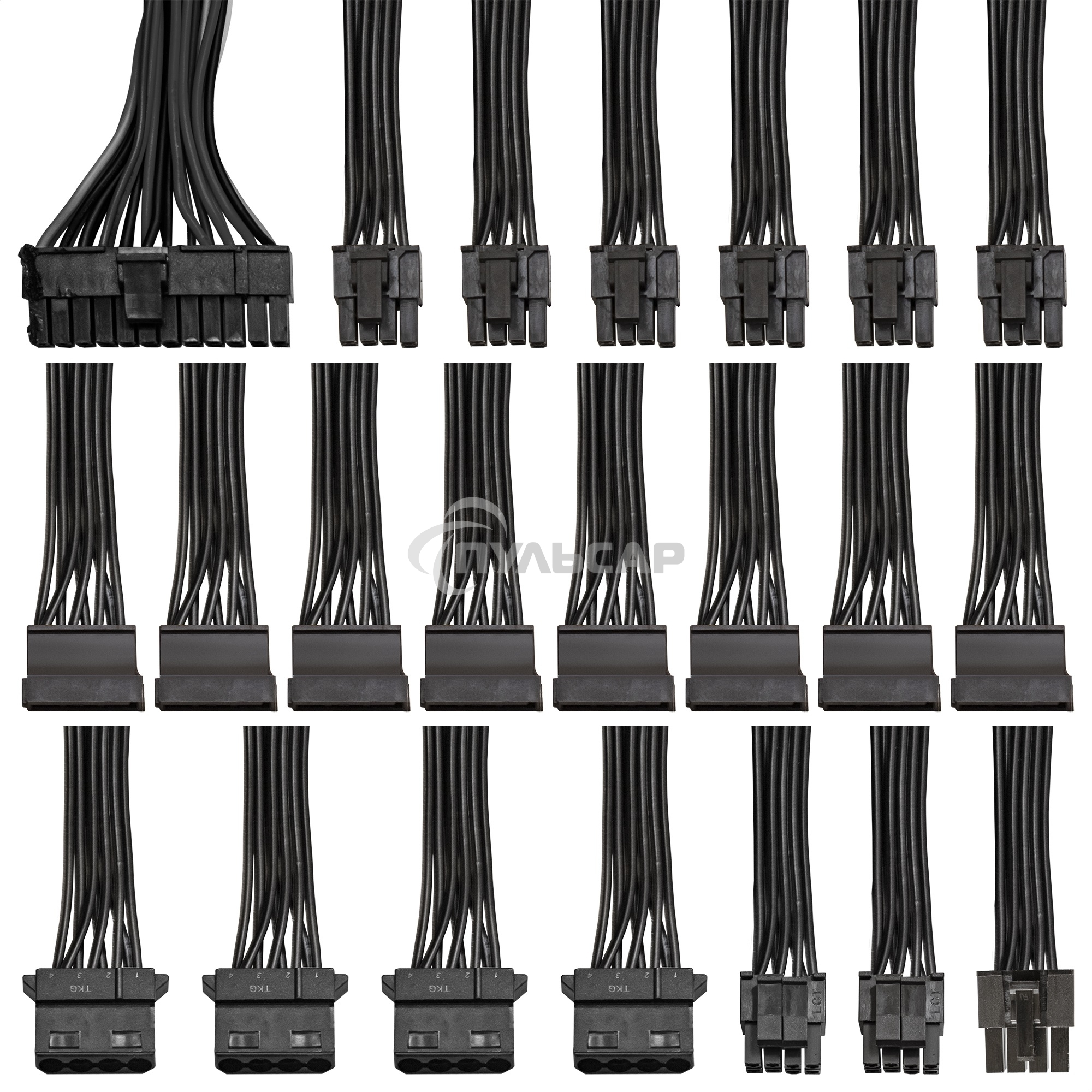 Блок питания ExeGate 1200PPH-OEM (EX292158RUS-OEM-S), 1200Вт, 80 PLUS Bronze, 120мм, черный