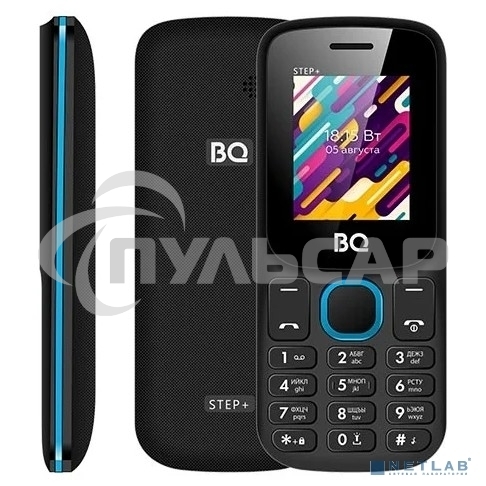 Мобильный телефон BQ 1848 Step+ черный/синий