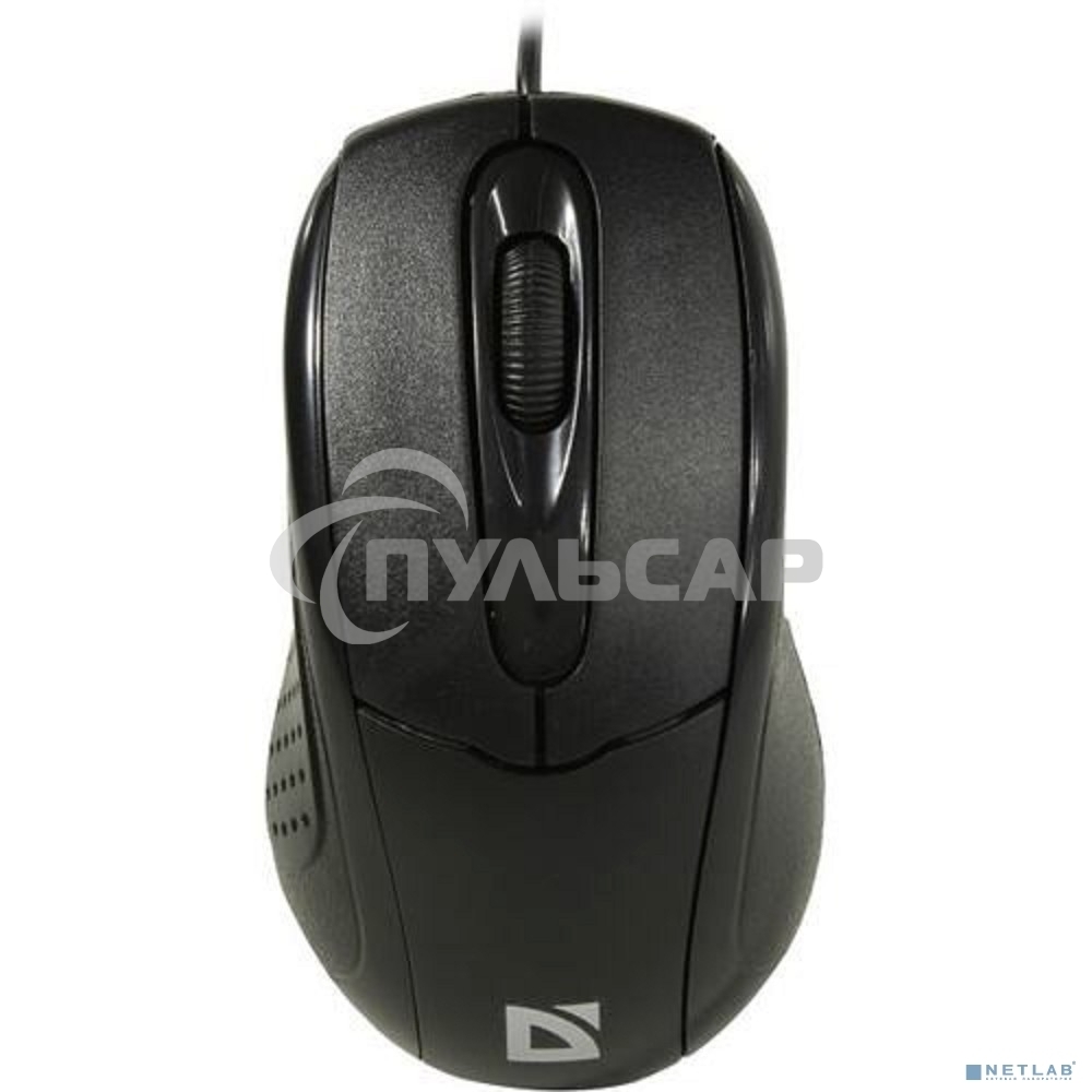 Мышь проводная Defender Standard MB-580 черный, 1000 dpi, USB, кнопки - 3