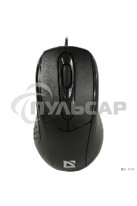 Мышь проводная Defender Standard MB-580 черный, 1000 dpi, USB, кнопки - 3