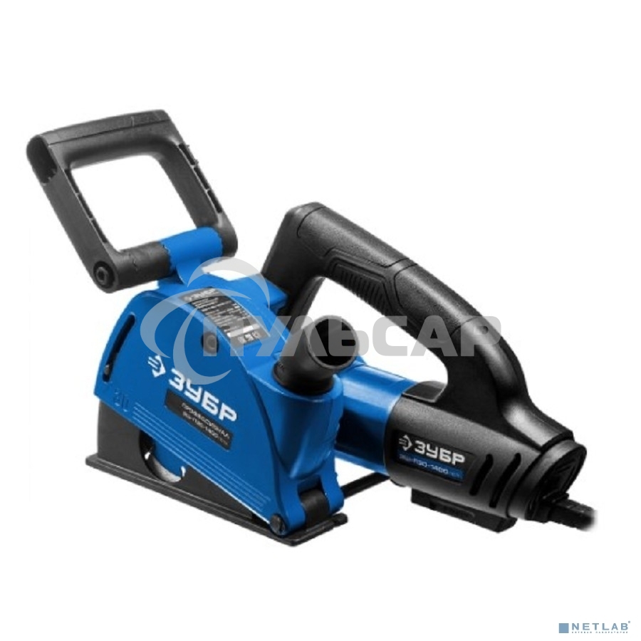 Штроборез ЗУБР ЗШ-П30-1400 ПСТглуб. паза 30 мм, 125 мм, подключ. пылесоса, плавн пуск, 1400 Вт