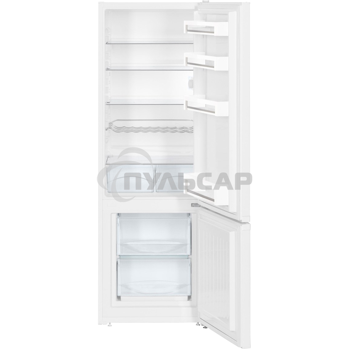 Холодильники Liebherr CUe 2831-26 001 белый двухкамерный 212/53л морозилка снизу