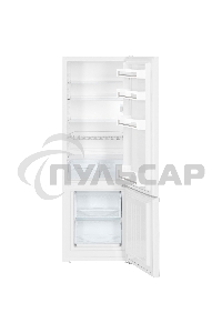 Холодильники Liebherr CUe 2831-26 001 белый двухкамерный 212/53л морозилка снизу