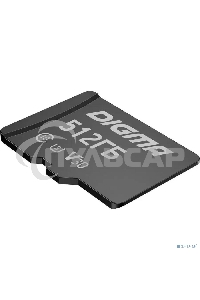 Флеш карта microSDXC 512Gb Class10 Digma CARD30 + adapter