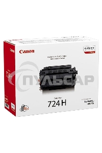 Картридж лазерный Canon 724H (3482B002) черный (12500 стр.) для LBP-6750Dn