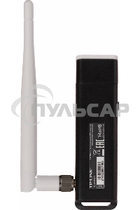 Адаптер TP-Link SOHO TL-WN722N 150Mbps High Gain Wireless N USB Adapter with Cradle, 1T1R, 2.4GHz, 802.11n/g/b, 1 detachable antenna