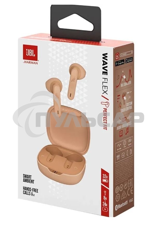 Наушники JBL Wave Flex TWS бежевый