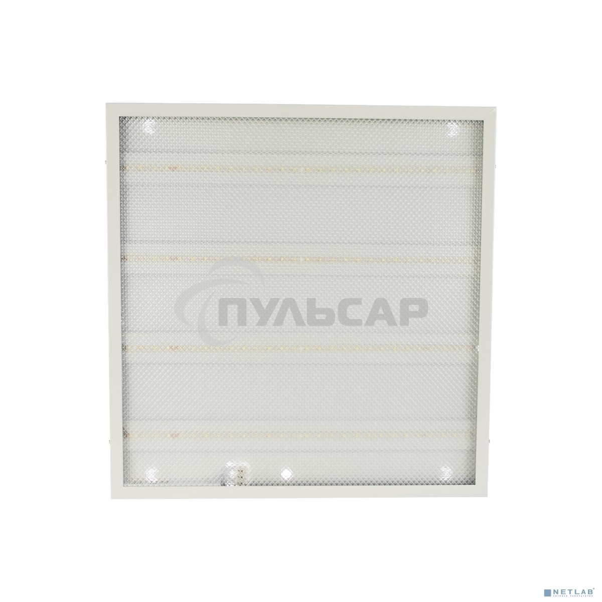 Светильник светодиодный Gauss IP20 595*595*19мм 36W 2950lm 6500K офисный призм. рассеиватель 1/4