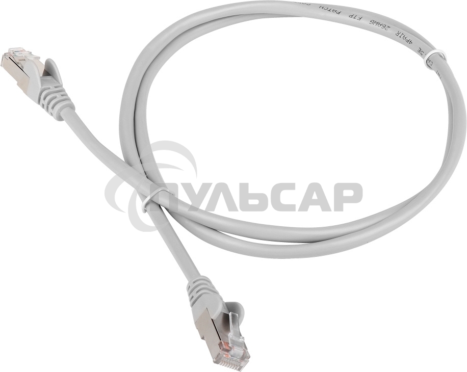 Кабель Patch cord Lanmaster TWT-45-45-1.5/S6-GY 1.5м FTP Cat 6 Grey
