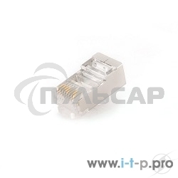 Коннектор Gembird Вилка RJ-45 LC-8P8C-001 (3-зубца) кат.5e, для одножильного кабеля (100 шт.)