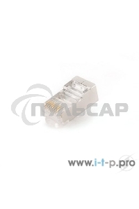 Коннектор Gembird Вилка RJ-45 LC-8P8C-001 (3-зубца) кат.5e, для одножильного кабеля (100 шт.)