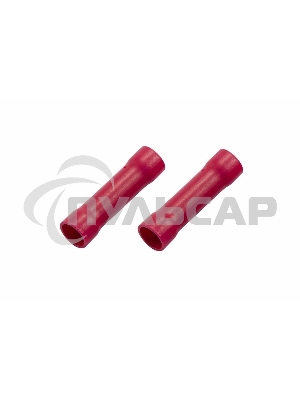 Соединительная гильза изолированная L-32 мм 6-10 мм² (ГСИ 10/ГСИ 6,0-10,0) красная Rexant