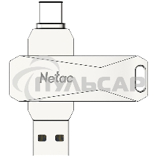 Флешка USB Netac U782C NT03U782C-128G-30PN dual USB 3.0+TypeC 128 Gb, retail version