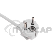 Удлинитель STANDARD 6 гнезд, 3м, 3х1,0мм², с/з, с выключателем, белый Rexant