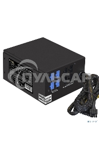 Блок питания серверный 500W ExeGate ServerPRO-500RADS (ATX, for 3U+ cases, APFC, КПД 80% (80 PLUS), 14cm fan, 24pin, (4+4)pin, PCIe, 5xSATA, 4xIDE, FDD, Cable Management, black)