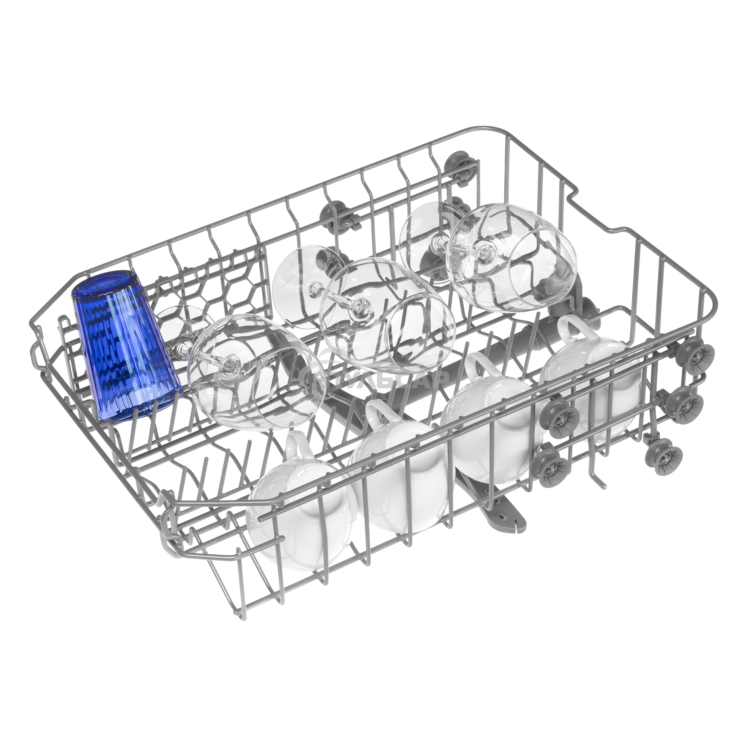 Встраиваемая посудомоечная машина Maunfeld MLP4249G02, серебристый, 44.8 см, 9 компл., 49 дБ, класс A++