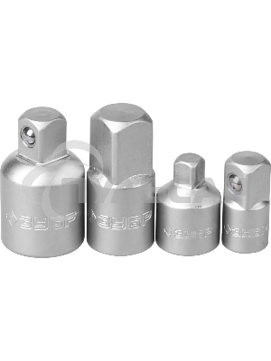 Набор ЗУБР МАСТЕР 27710-H4Адаптеры переходные для торцовых головок. 4шт